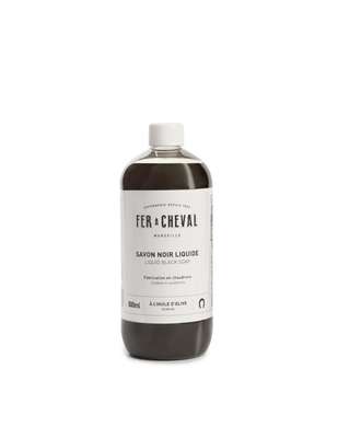 Savon noir liquide à l'huile d'olive, Fer A Cheval (500 ml)