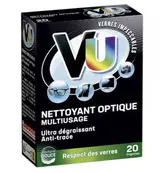 Nettoyant pour lunettes,  Vu (20 étuis)