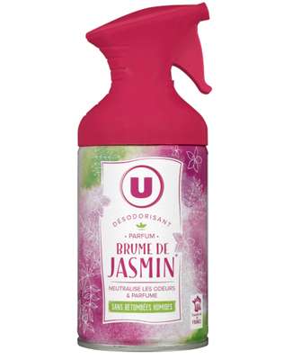 Désodorisant parfum brume de jasmin, U (250 ml)