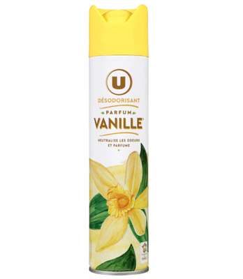 Désodorisant parfum vanille, U (300 ml)
