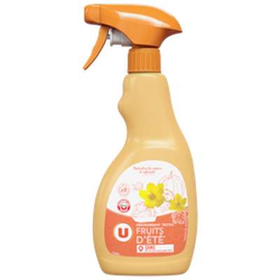 Désodorisant textile parfum fruits d'été spray, U (500 ml)