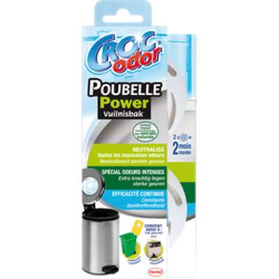 Désodorisant pour poubelle Power, Croc Odor (x 2)
