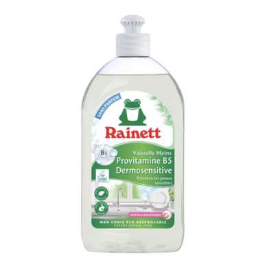 Liquide vaisselle écologique Dermosensitive, Rainett (500 ml)