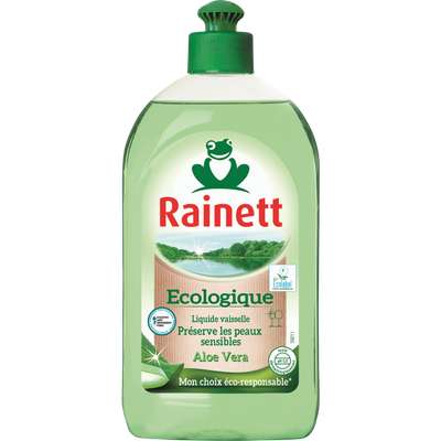 Liquide vaisselle écologique pour peaux sensibles Aloe Vera, Rainett (500 ml)