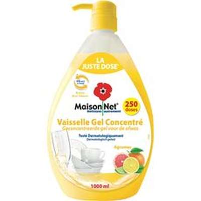 Liquide vaisselle anti-odeurs agrumes, Maison Net (1 L)