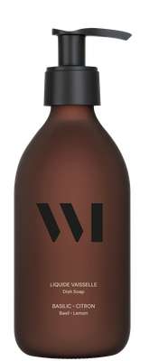 Flacon Liquide Vaisselle Basilic citron BIO, What Matters (290 ml)