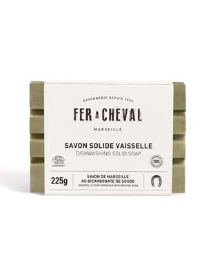 Savon de vaisselle solide au bicarbonate, Fer A Cheval (225 g)