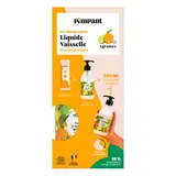 Kit Découverte Liquide Vaisselle Agrumes (1 bouteille + 1 recharge), Pimpant