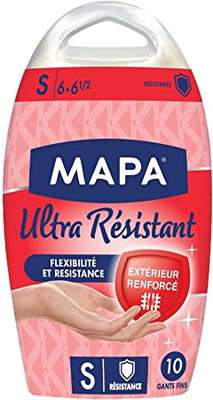 Gants fins Ultra Résistant, Mapa (x 10, taille S)