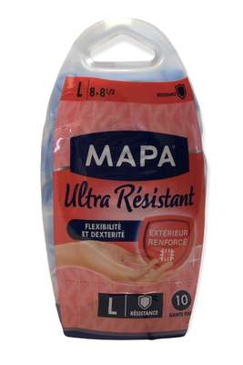 Gants fins Ultra Résistant, Mapa (x 10, taille L)