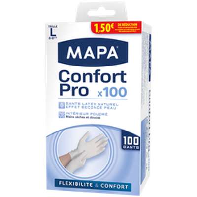 Gants confort pro, Mapa (x 100, taille L)