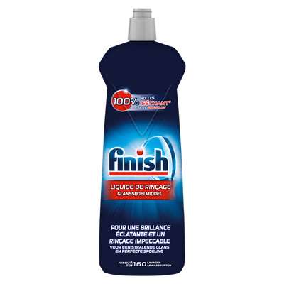 Liquide de rinçage pour lave vaisselle brillance + séchage, Finish (800 ml)