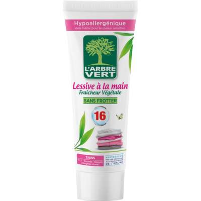 Lessive à la main fraîcheur végétale, L'Arbre Vert (250 ml)