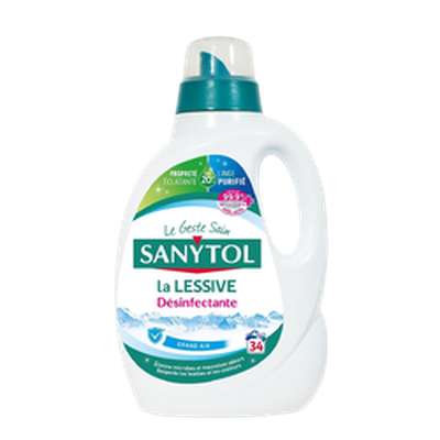 Lessive désinfectante grand air, Sanytol (1,70 L = 34 Lavages)