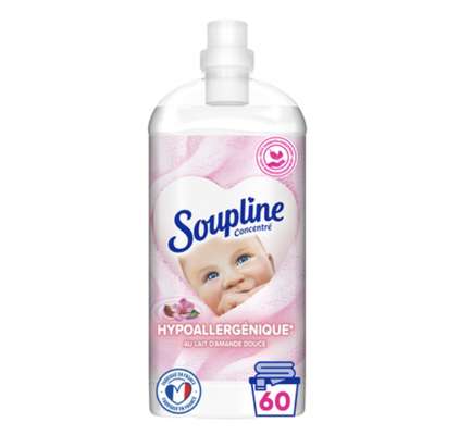 Assouplissant hypoallergenique, Soupline (60 lavages, 1,35 L)
