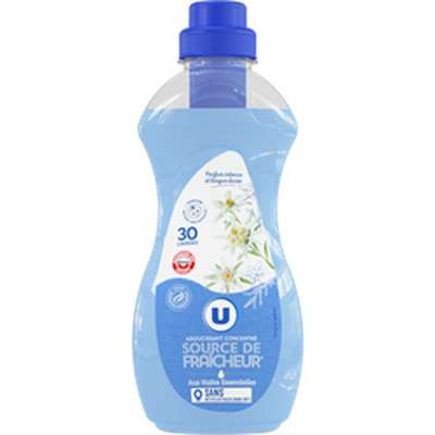 Adoucissant concentré parfum source de fraîcheur , U (750 ml)