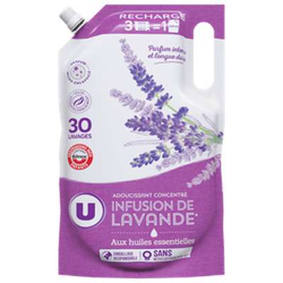 Adoucissant concentré parfum infusion de lavande - recharge,  U (750 ml)