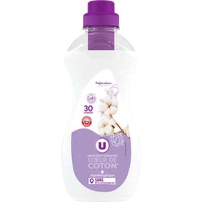 Adoucissant concentré coeur de coton, U (750 ml)