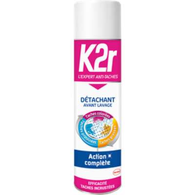 Détachant avant lavage aérosol, K2R (400 ml)