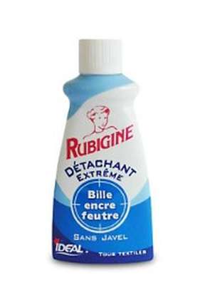 Détachant extrême bille, encre, feutre, Rubigine (100 ml)