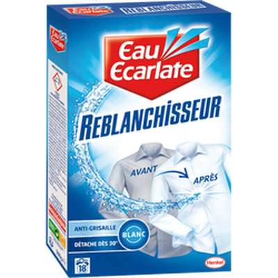 Détacheur reblanchisseur pour le linge, Eau Ecarlate (500 g)