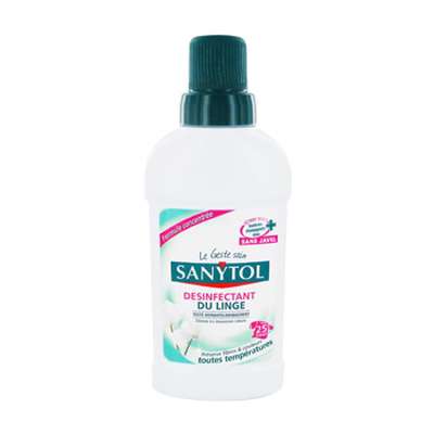 Désinfectant linge stop odeurs Fleurs Blanches SANYTOL 500mL
