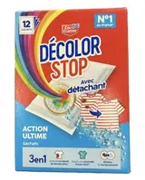 Decolor stop 3 en 1 avec détachant, Eau Ecarlate (x 12)