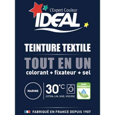 Teinture textile tout en 1 mini marine, Ideal (paquet de 230 g)