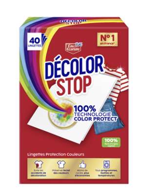 Lingette anti-décoloration décolor stop, Eau Écarlate (x 40)