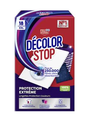 Lingettes anti-décoloration Extrême décolor stop, Eau Écarlate (x 18)