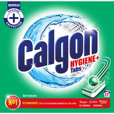 Nettoyant machine anti-calcaire hygiène, Calgon (x17, 221 g)