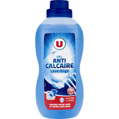 Gel anti-calcaire lave-linge, U (750 ml)
