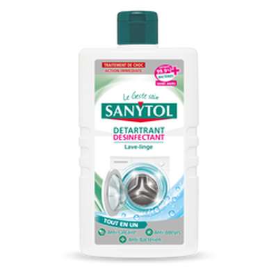 Détartrant désinfectant lave-linge, Sanytol (250 ml)