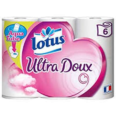 Papier toilette ultra doux, Lotus (x 6)