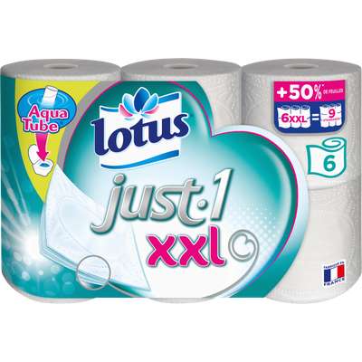 Papier toilette just 1 XXL, Lotus (x 6)