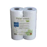 Papier toilette blanc 100% recyclé, Papeco (400 feuilles)