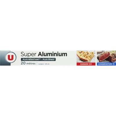Papier super aluminium, U (20 m)