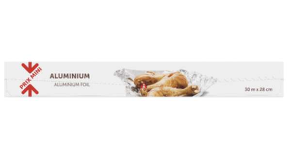 Papier Aluminium, Prix Mini (30 m)
