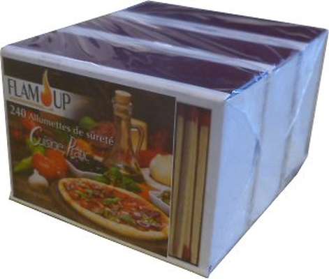 Allumettes cuisine, Flam'Up (3 x 240 unités)