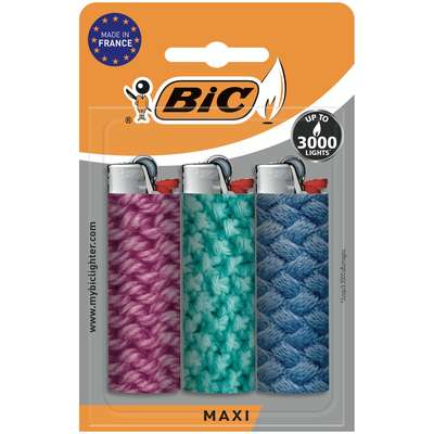 Briquets maxi, Bic (x 3)