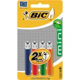 Briquets Mini-standard J25 sous blister, Bic (x 4)