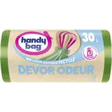 Sacs poubelle poignées coulissantes devor odeur 80% plastique recyclé, Handy Bag (12 x 30 L)