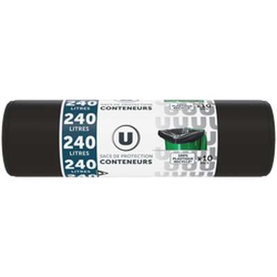 Sacs de protection pour conteneur, U (10 x 240 l)