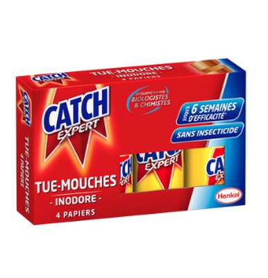 Papier tue-mouches inodore, Catch (x 4 rouleaux)