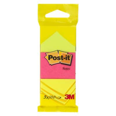 Bloc-notes repositionnables, Post-it (3 x 100)