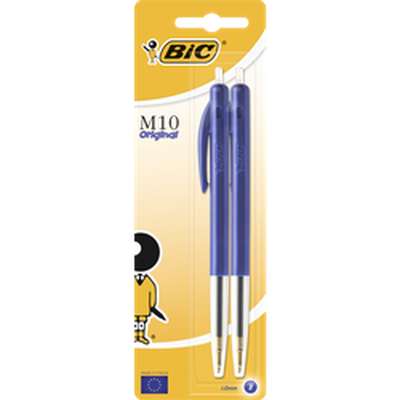 Stylo bille rétractable bleu, BIC (x 2)
