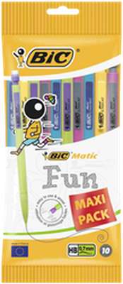 Porte-mines Maxi Pack Matic Fun, BIC Combos (0,7 mm, x 10)