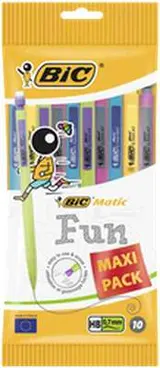 Porte-mines Maxi Pack Matic Fun, BIC Combos (0,7 mm, x 10)