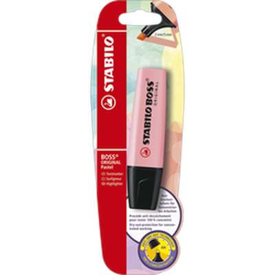 Surligneur rose pastel Boss Original, Stabilo