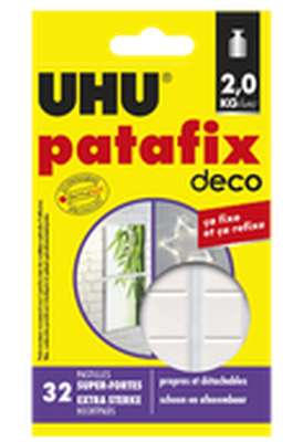 Pastilles de fixation HomeDéco Patafix, UHU (x 32 pastilles)